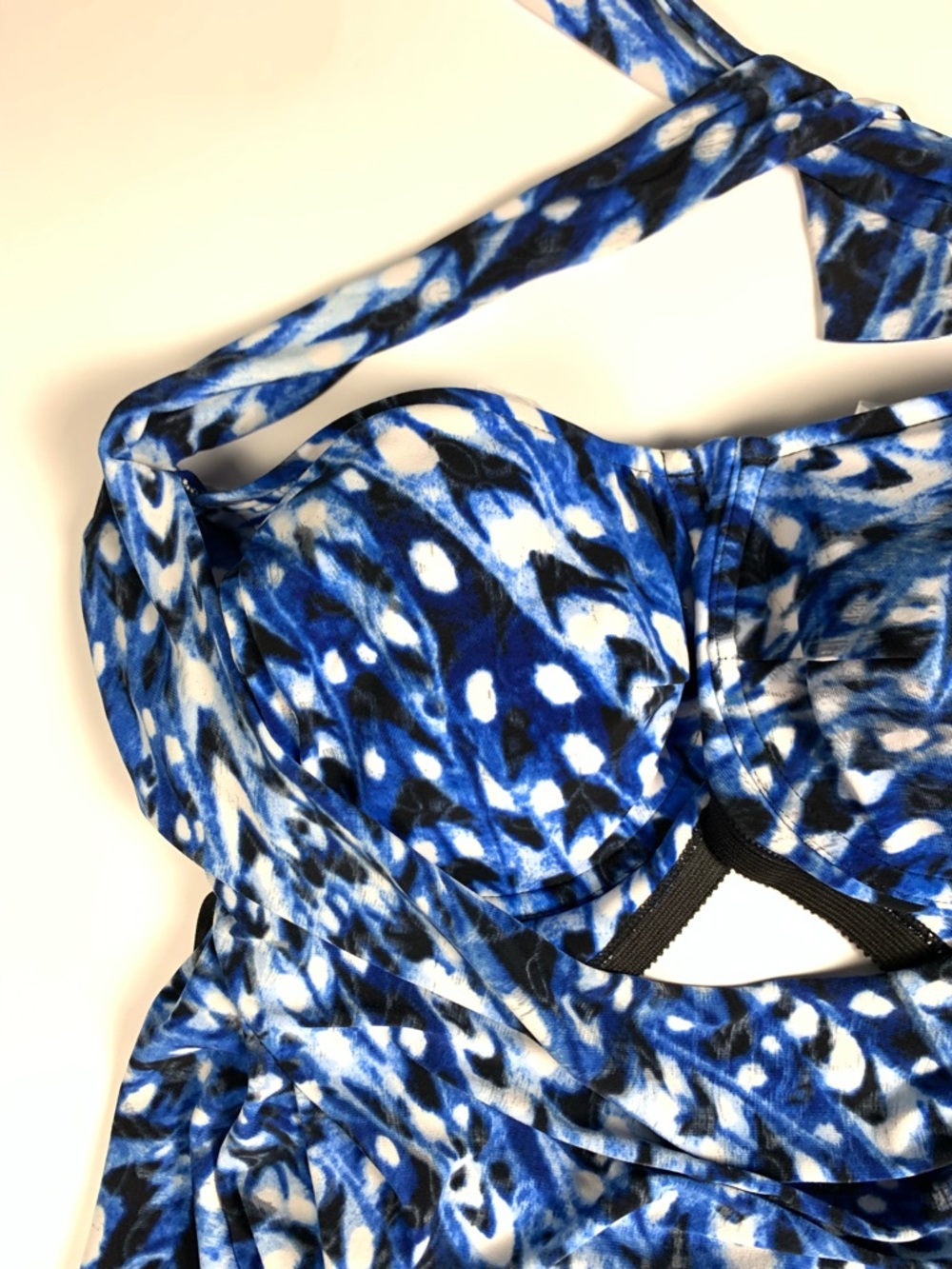Magicsuit Tankini Top Womens Size 10 Blue Multi Halter Swimwear NWT $126 - Picture 5 of 13